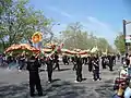 The dragon in the parade at the annual Bok Kai festival