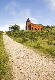 Catholic church (1928) near Bokor Hill Station