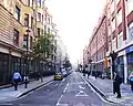 Bolsover Street looking north from Clipstone Street