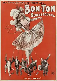 Image 125Burlesque, by H.C. Miner Litho. Co. (edited by Durova) (from Wikipedia:Featured pictures/Culture, entertainment, and lifestyle/Theatre)