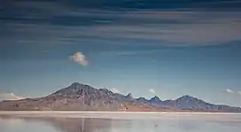 Jenkins Peak (left) below cloud