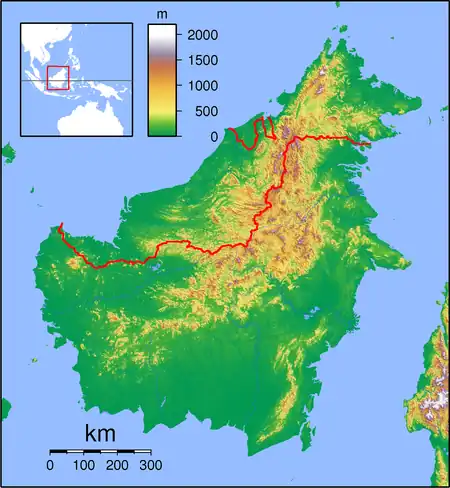 BBN/WMGZ is located in Borneo