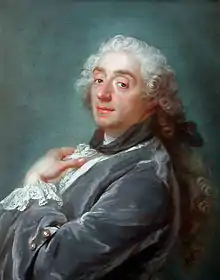 François Boucher by Gustav Lundberg, 1741. One of two works by Lundberg presented to the Académie Royale de Peinture et de Sculpture 1742.