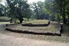 Tumulus E, seen from the north.