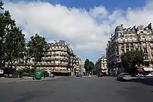 Boulevard Raspail crossing rue de Sèvres and rue de Babylone. The station is on the left.