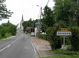 The road into Bourdon