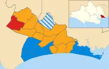 2003 results map