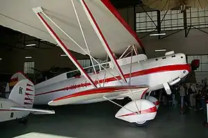 Cuatro Vientos (replica); this aircraft flew in 1933 from Spain to Cuba.