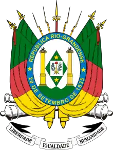 Coat of arms of Riograndense Republic