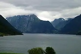 View of the lake Breimsvatnet