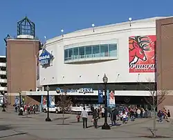 Providence Bruins vs Bridgeport Sound Tigers at the Total Mortgage Arena