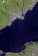 Satellite image of Bridgeport & Port Jefferson