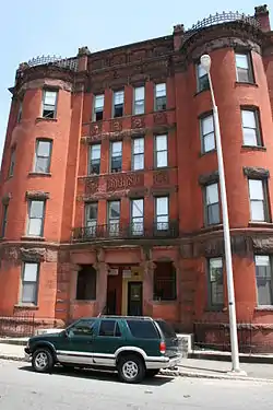 Brightside Apartments, Worcester, Massachusetts, 1888.