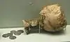 Pot and some coins from the Wainfleet Hoard