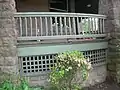 Porch railing