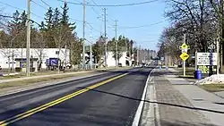 Looking north on Guelph Line in Brookville