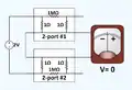 Brune test series-series pass with success obvious by inspection.