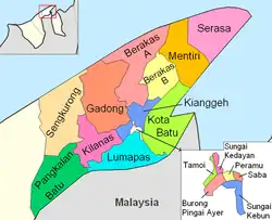 Kianggeh is in dark blue.