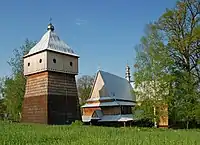 St. Nicholas in Brzeziny, founded by the Rokosz family of the Ostoja coat of arms in the 15th century.