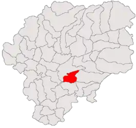 Location in Bistrița-Năsăud County