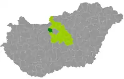 Budakeszi District within Hungary and Pest County.