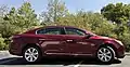 Profile of a 2nd generation Buick LaCrosse, showing Buick's re-introduced, trademark sweep-spear design.