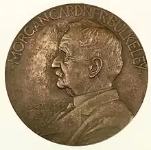 1896 medal honoring former Connecticut governor Morgan G. Bulkeley