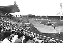 The Friedrich-Ludwig-Jahn-Stadion in East Berlin