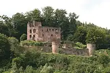 The ruins of Freienstein near Beerfelden