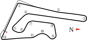 Layout of the Chang International Circuit