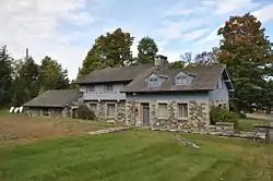 Toll House in Burke, Vermont. This house was home to the toll collector for the road on Burke Mountain.