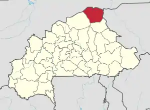 Location in Burkina Faso