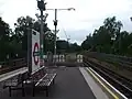 Island platform looking north