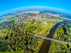 Aerial view of Burzenin