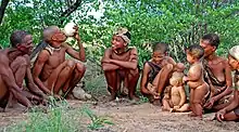 Hunter-gatherer family of southern Africa