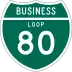 Business Loop 80 (CA).svg