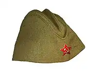 A Pilotka of the Red Army.