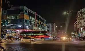 Bustling Karavali Jn. at night, Kankanady