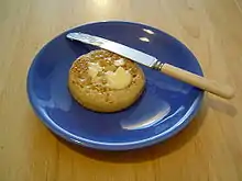 Buttered crumpet