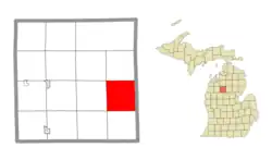 Location within Missaukee County