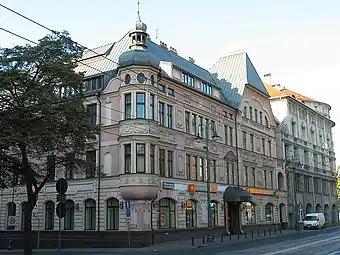 Facades onto Jagiellońska and Pocztowa St.