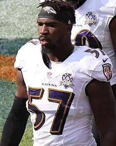 Football player C. J. Mosley