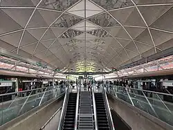 Platform of Expo MRT station