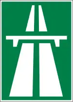 Swiss Autobahn symbol