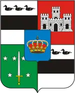 Coat of arms of the duke of Santa Cruz