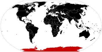 A map of world countries highlighted by confirmed cases and deaths from COVID-19.