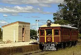 Cooma Monaro Railway's CPH6 at Chakola station