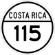 National Secondary Route 115 shield}}