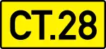 CT.28 Expressway shield}}