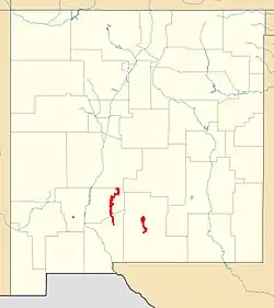 Caballero Formation is located in New Mexico